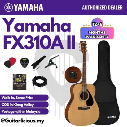 Yamaha FX310A II Acoustic-Electric Guitar with Active Pickup ( F310EQ / FX-310 / FX310 )