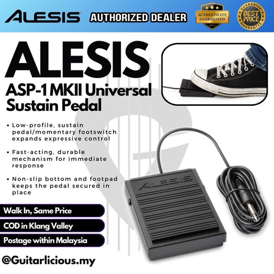 Alesis ASP-1 MKII Universal Sustain Pedal for Keyboard / Digital Piano ( ASP1 / ASP 1 )