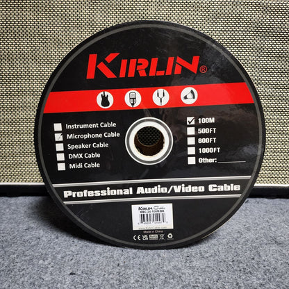 Kirlin MBC-24 100 Meter 24AWG Microphone Mic Audio Balance Stereo Cable ( MBC 24 / MBC-24AWG-100 )