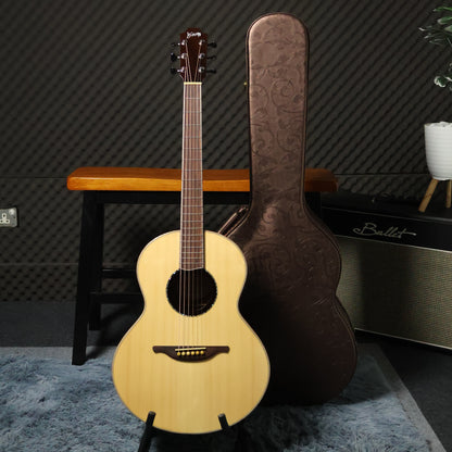 HSIENMO LL38 38 inch Full Solid Travel Size Acoustic Guitar - Solid Spruce & Solid Mahagony ( LL-38 / LL 38 )