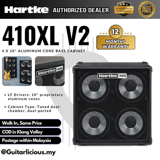 Hartke 410XL V2 4x10 400-Watt Bass Cabinet ( 410-XL / 410 XL / 410XL-V2 / 8OHMS 400W )