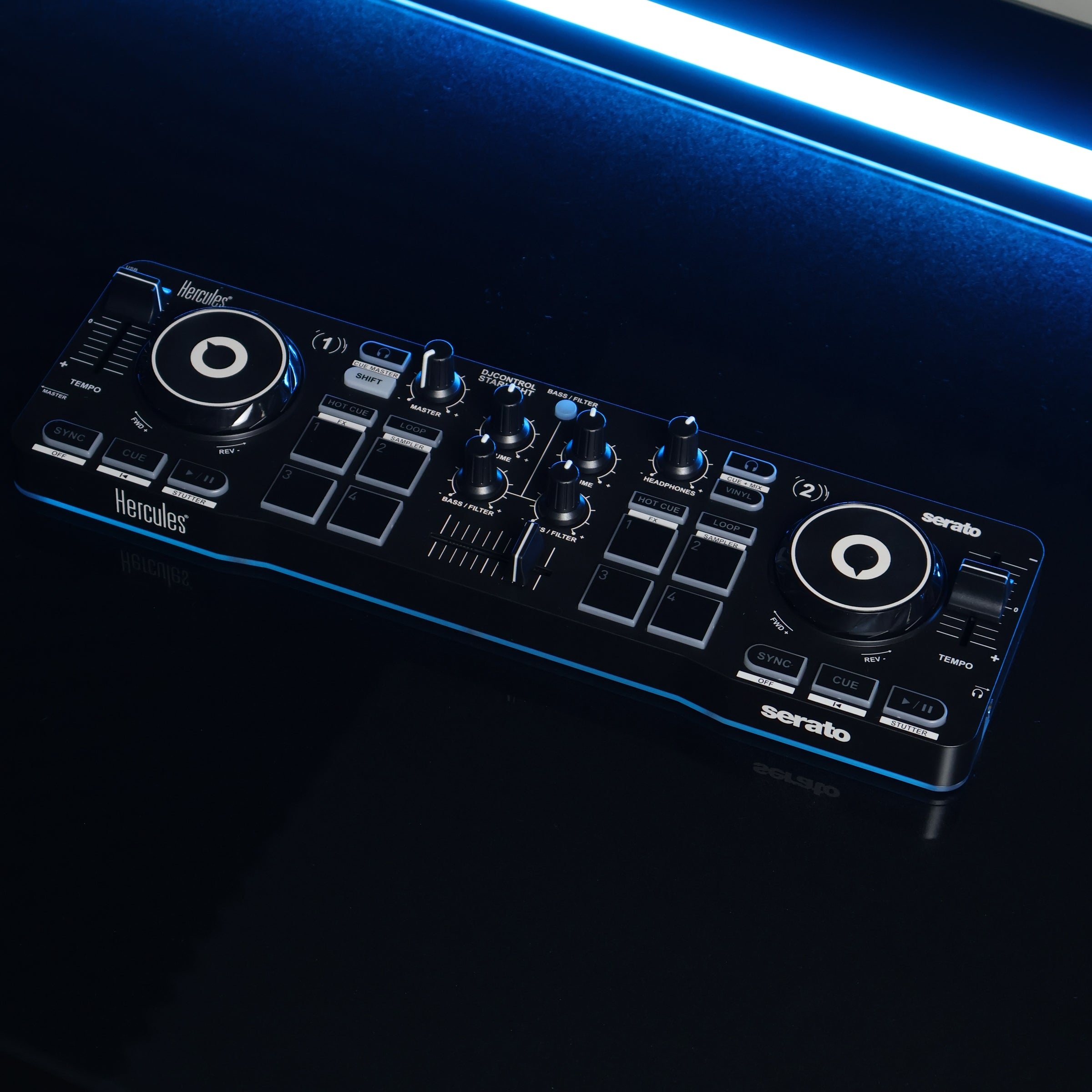 Hercules DJ DJControl Starlight Pocket USB DJ Controller with