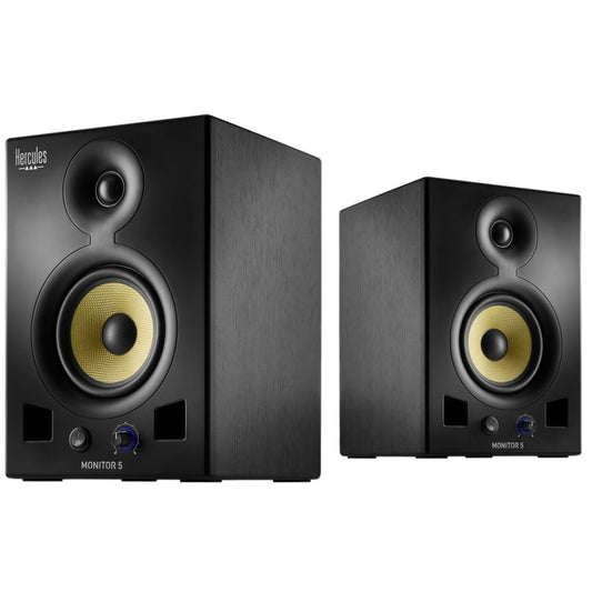 Hercules DJ Monitor 5 Active Studio Monitors - ( Hercules DJ Monitor 5 Speakers / Pair )