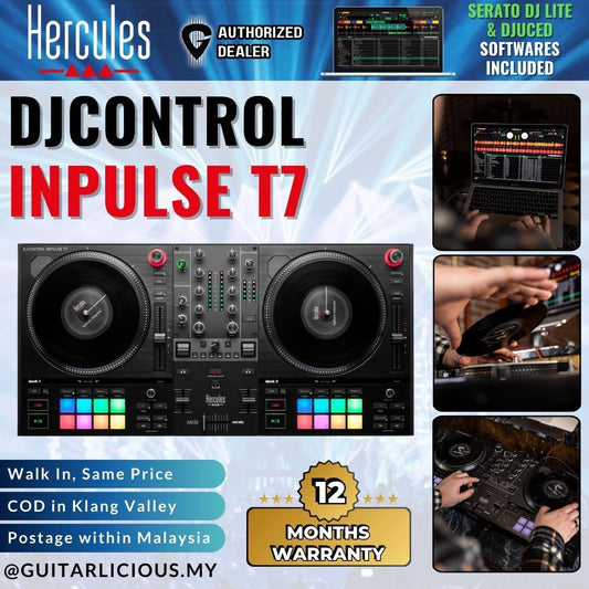 Hercules DJ DJControl Inpulse T7 2-deck Motorized DJ Controller | Full DJ Software DJUCED & Serato DJ Lite Included