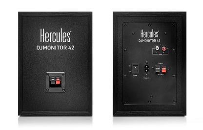 Hercules DJMonitor 42 - 2 x 20 watts RMS Active Monitoring Studio Speakers ( DJ Speakers / DJMonitor 42 )