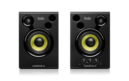 Hercules DJMonitor 42 - 2 x 20 watts RMS Active Monitoring Studio Speakers ( DJ Speakers / DJMonitor 42 )