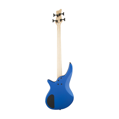 Jackson JS Series Spectra JS2 4 String Bass Guitar, Laurel FB, Metallic Blue ( JS-2 / JS 2 / JS2-MBL )