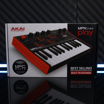 Akai Professional MPK Mini Play MK3 Portable Keyboard & Midi Controller w/ battery-operated ( M-K3 / M K3 / MK-3 )