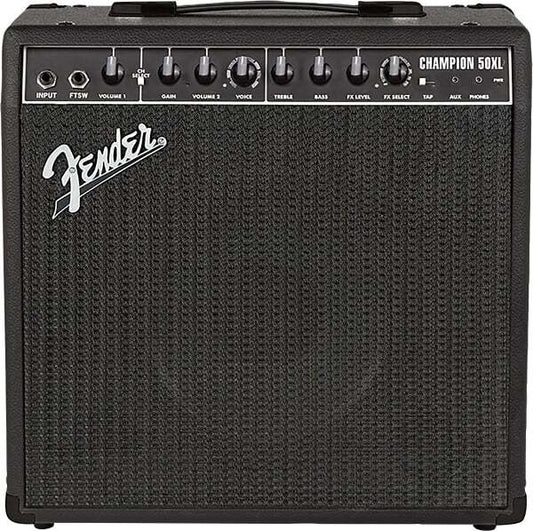 Fender Champion 50XL (50 watts) Guitar Combo Amplifier, 230V UK ( Champion 50 XL / Champion50XL )