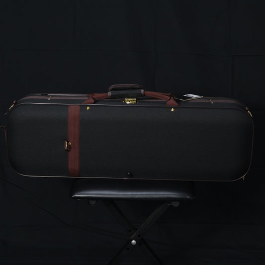 BENA Oblong Violin Premium Violin Case with Humidity Meter for 4/4 Violin Including Sling Strap - VN2222CA