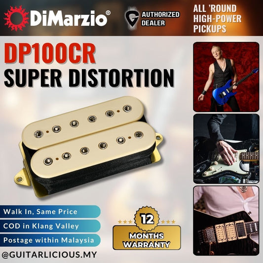 DiMarzio DP100CR Super Distortion Humbucker Pickup - Cream ( HH / DP 100 / DP-100 / DP-100CR / DP 100CR / DP-100-CR )