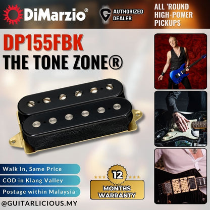 DiMarzio DP155FBK The Tone Zone, Humbucker Pickup - Black ( DP155F / DP-155F / DP155F-BK / DP155F BK / DP-155F-BK / HH )