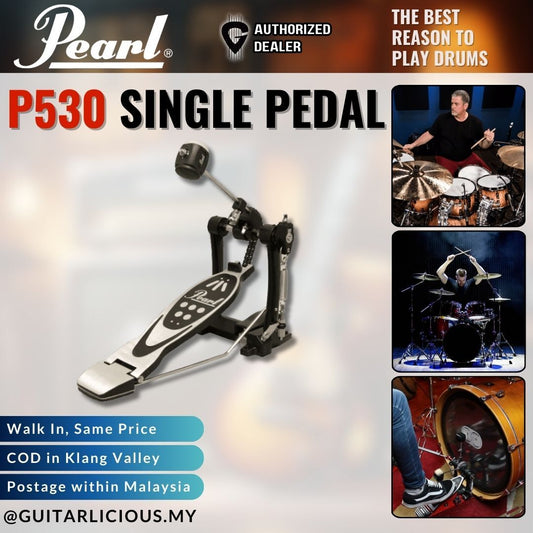 Pearl P530 Single Bass Drum Pedal - Double Chain ( P 530 / P-530 / PEAP530 )