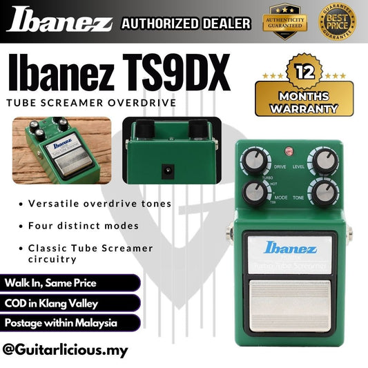 Ibanez Bass Tube Screamer Overdrive Distortion Pedal ( TS9 DX / TS9-DX )