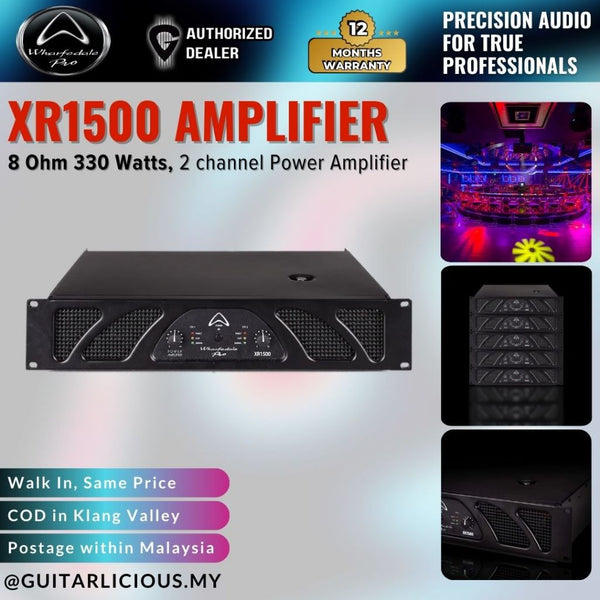 WHARFEDALE XR1500 2 Channel Amplifier, 330W @ 8 ohm ( XR1500 / XR-1500 / XR 1500 ) - (Website Clearance)