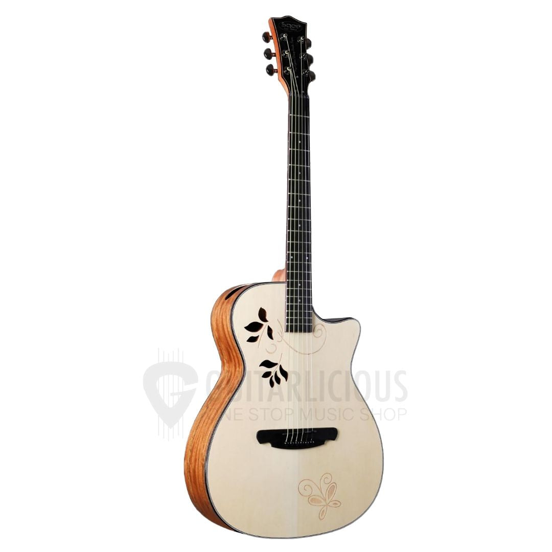 SQOE SQ-I / SQ-IS 40 inch Grand Auditorium Acoustic Guitar