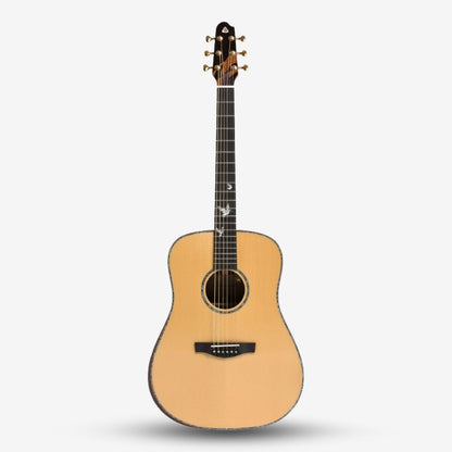 Covenant Guitar 750D Full Solid 41 inch Acoustic Guitar, including Hard Case and Accessories