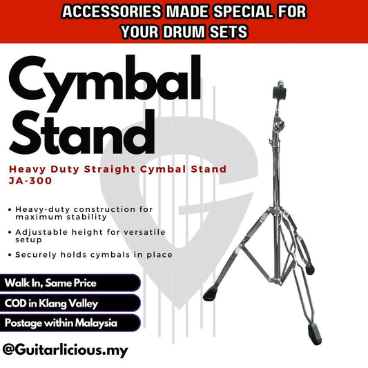 Heavy Duty Straight Cymbal Stand JA-300 - ( JA300 / JA 300 )