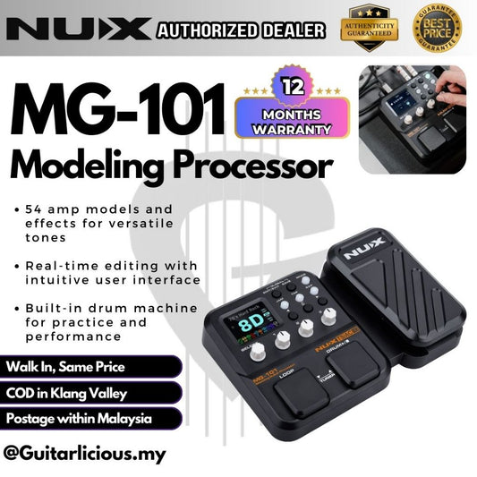 NUX MG-101 Modeling Guitar Processor ( MG101 / MG 101)