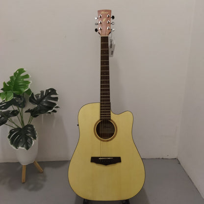 Ibanez PF10CE Acoustic Guitar with 4 band EQ Open Pore Natural ( PF10-CE / PF10 )