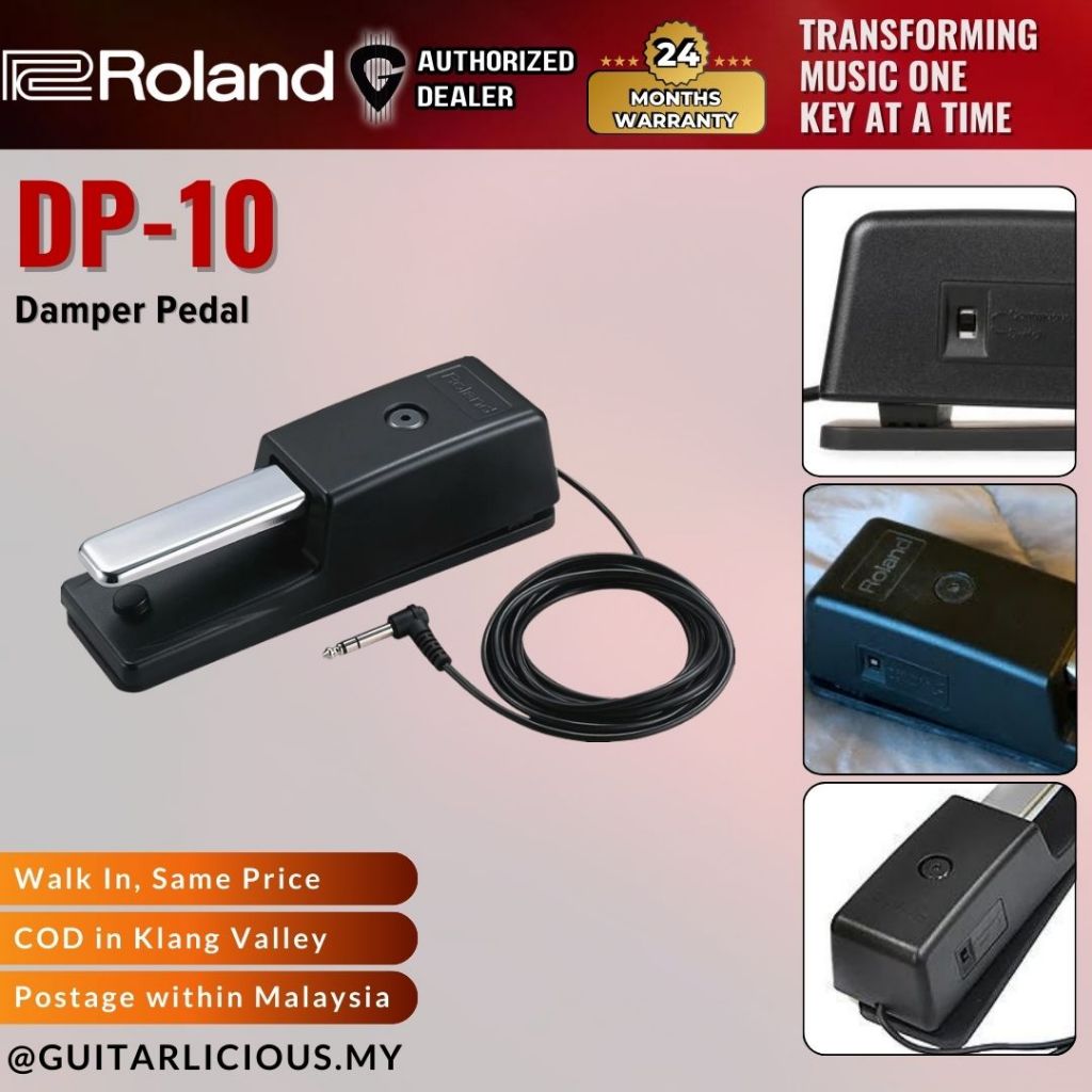 roland pedal dp-10 Roland DP-10 Damper Pedal / Sustain Pedal
