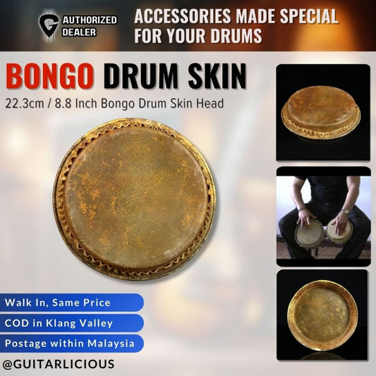 Bongo Drum Head Skin, High Quality Drum Head Replacement for Bongos