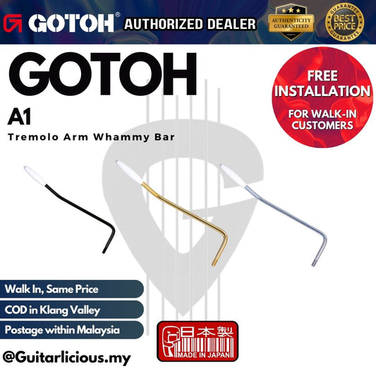 GOTOH A1 Tremolo Arm Whammy Bar ( A1-CR /  A1-GG / A1-BC )