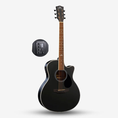 KEPMA A1CE 41 inch Grand Auditorium Semi Acoustic Guitar w K1 EQ ( A1CE-K1 / A1C 41 / A1C-41 )