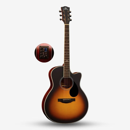 KEPMA A1CE 41 inch Grand Auditorium Semi Acoustic Guitar w K1 EQ ( A1CE-K1 / A1C 41 / A1C-41 )