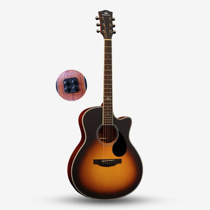 Kepma A1CE 41 inch Grand Auditorium Acoustic Guitar with AcoustiFex® K-10 Pickup (A1CE-K10 / A1C 41 / A1C-41 )