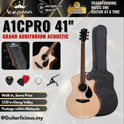 Kepma A1CPRO 41" Grand Auditorium Acoustic Guitar ( A1C-PRO )