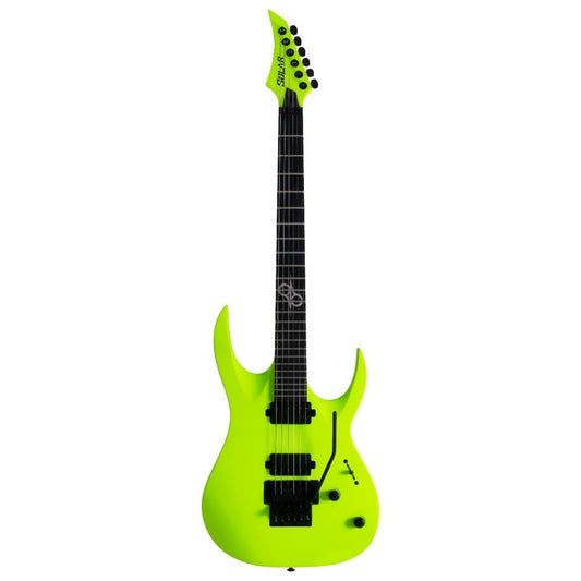 Solar A2.6FRLN Floyd Rose Lime Neon Matte Electric Guitar