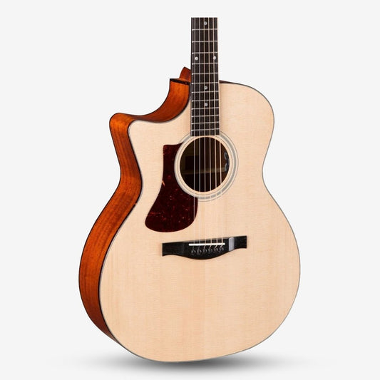 Eastman AC122L-1CE Left Handed Grand Auditorium Acoustic Electric Guitar, Solid Top with using Fishman Sonitone Natural