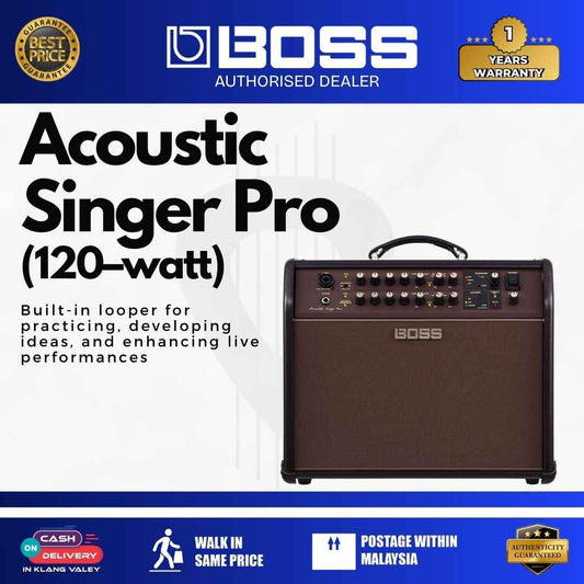 BOSS Acoustic Singer Pro 120-watt Acoustic Combo Guitar Amplifier