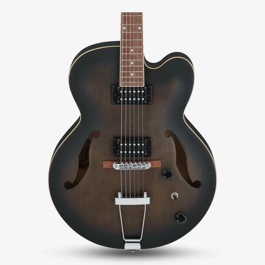 Ibanez Artcore AF55 Hollowbody Electric Guitar - Transparent Black Flat