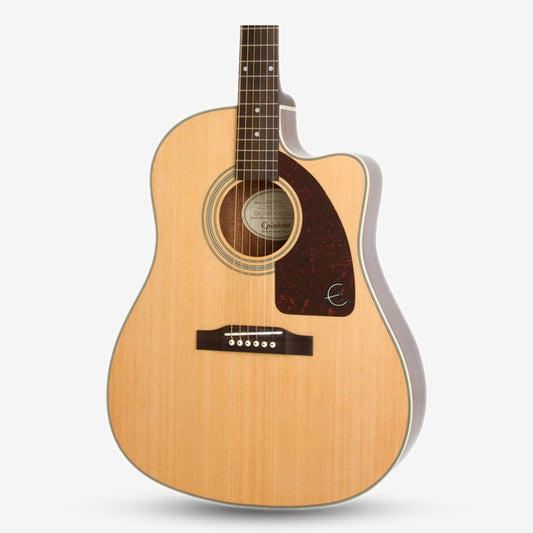 Epiphone AJ-210CE Outfit Semi Acoustic-Electric Guitar with Pickup / EQ - Natural (AJ210 / AJ210CE / AJ-210E )