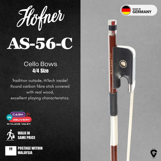 Hofner AS-56-C4/4 Carbon Soloist Cello Bow