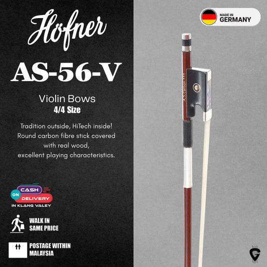 Hofner AS-56-V4/4 Carbon Soloist Violin Bow