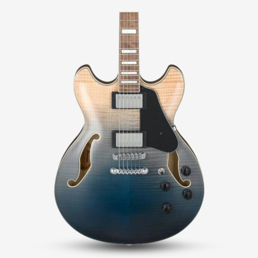 Ibanez AS73FM Electric Guitar - Translucent Indigo Fade (Pre-Order)