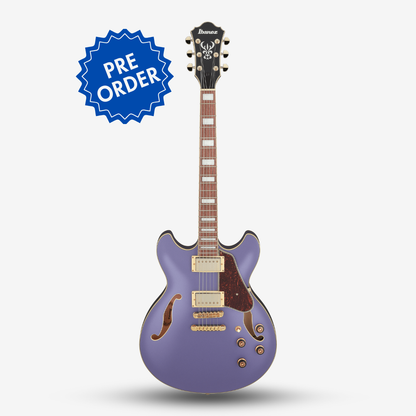 Ibanez AS73G Artcore AS Series Semi-Hollow Electric Guitar - Metallic Purple Flat (Pre-Order)