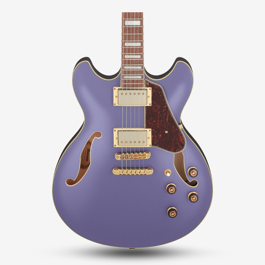 Ibanez AS73G Artcore AS Series Semi-Hollow Electric Guitar - Metallic Purple Flat (Pre-Order)