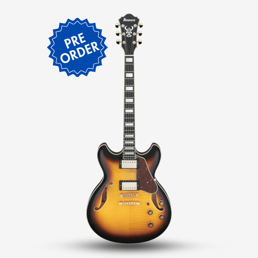 Ibanez Artcore AS93FM Expressionist Acoustic-Electric Guitar - Antique Yellow Sunburst (Pre-Order)