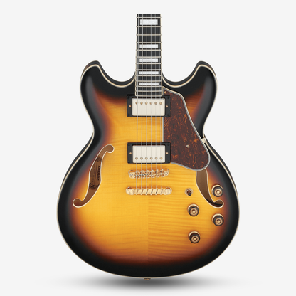 Ibanez Artcore AS93FM Expressionist Acoustic-Electric Guitar - Antique Yellow Sunburst (Pre-Order)