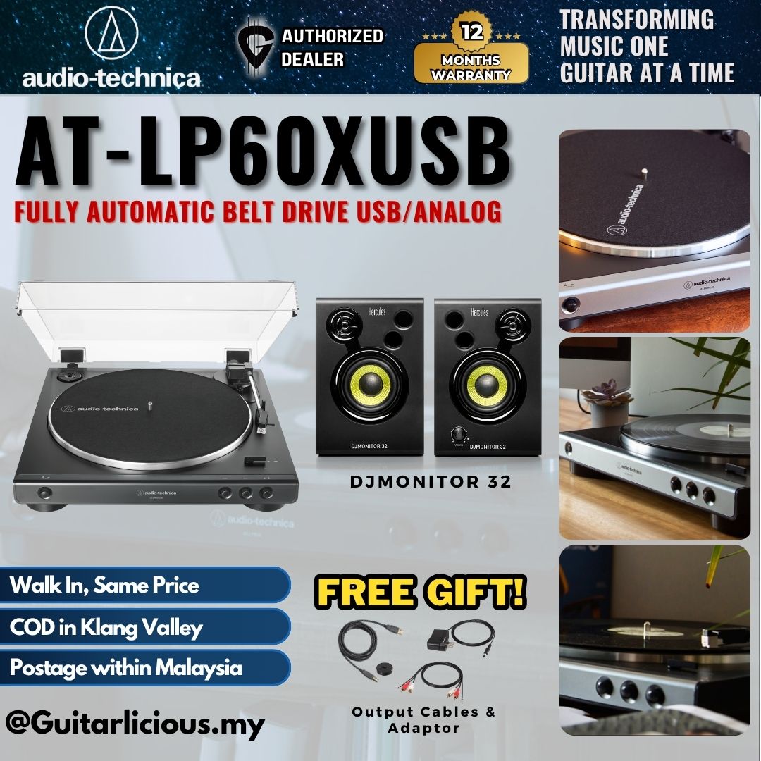 Audio Technica AT-LP60XUSB Belt-Drive Turntable with USB