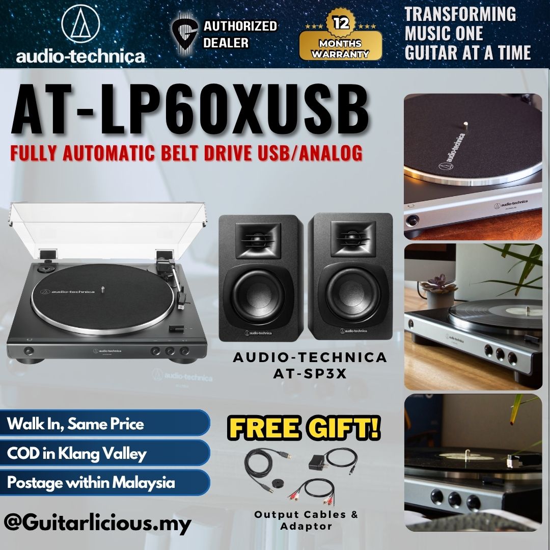 Audio Technica AT-LP60XUSB Belt-Drive Turntable with USB AT