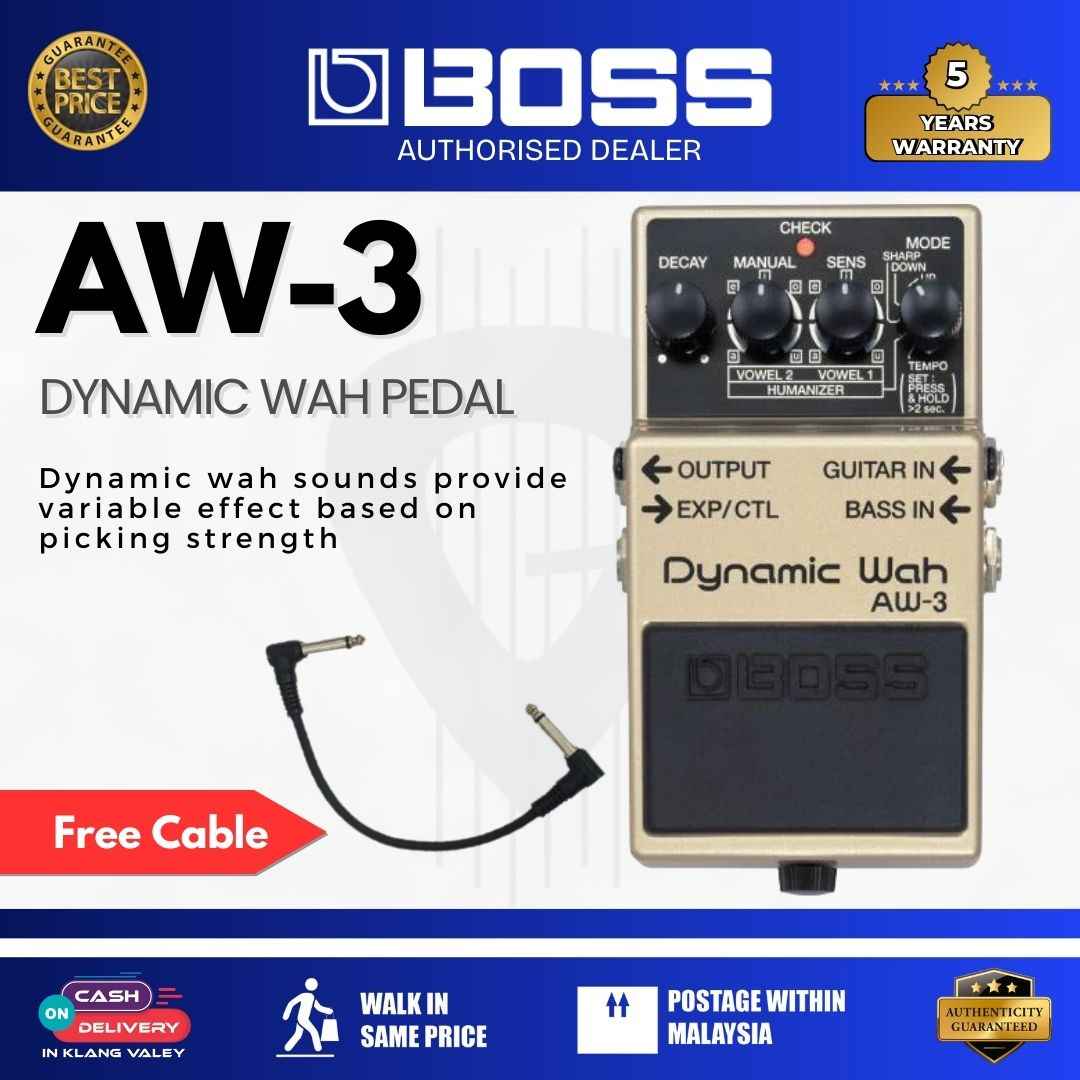 Aw 3 BOSS AW-3 Dynamic Wah Pedal - (AW-3 / AW-3) – GUITARLICIOUS