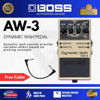BOSS AW-3 Dynamic Wah Pedal - (AW-3 / AW-3)