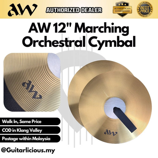 AW 12" Marching Orchestral Cymbal (2pcs)- MCH12