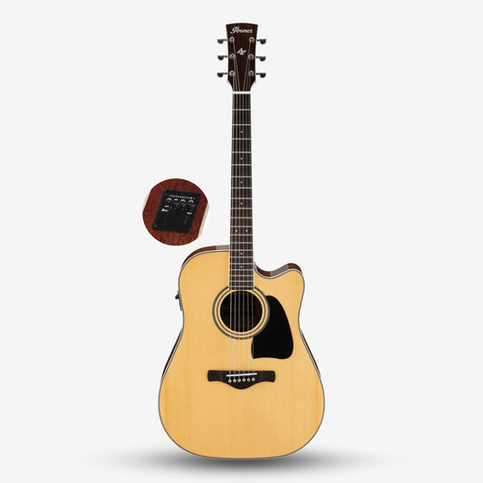 Ibanez AW70ECE Acoustic Guitar with 4 band EQ - Natural (AW70ECE)