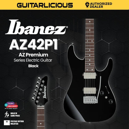 Ibanez AZ42P1 AZ Premium Series Electric Guitar - Black